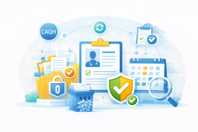 provider data management and compliance tracking